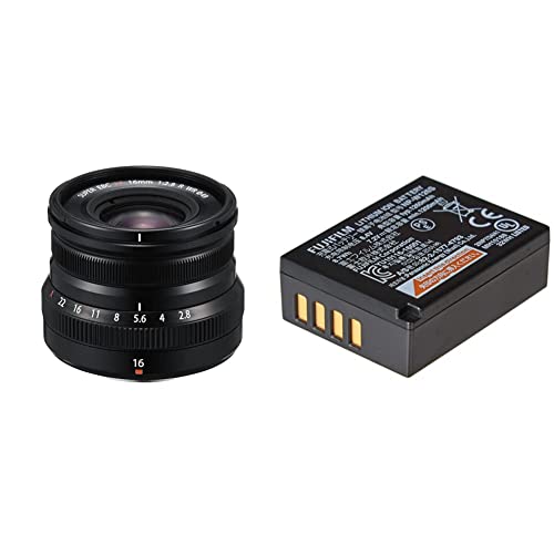 Fujifilm Fujinon XF16mmF2.8 R WR Schwarz & NP-W126S Akku schwarz von Fujifilm