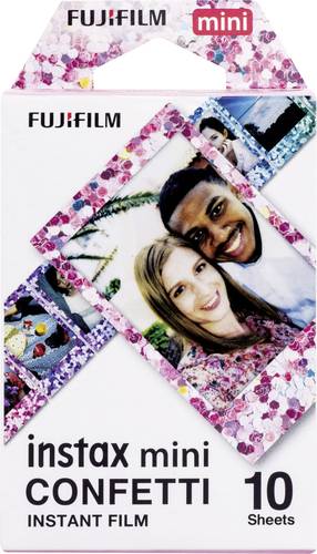 Fujifilm Instax Mini Confetti Sofortbild-Film Bunt von Fujifilm