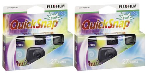 Fujifilm Quicksnap Flash 27 Einwegkamera 2 St. mit eingebautem Blitz von Fujifilm