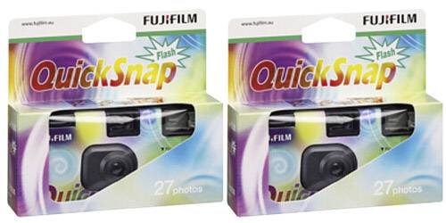 Fujifilm Quicksnap Flash 27 Einwegkamera 2 St. mit eingebautem Blitz Fujifilm Quicksnap Flash 27 Einwegkamera 2 St. mit eingebautem Blitz von Fujifilm