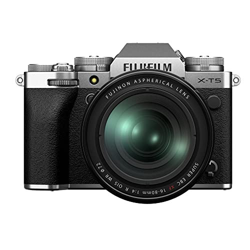 Fujifilm X-T5 Silber, FUJINON XF16-80mmF4 R OIS WR Objektiv Kit Fujifilm X-T5 Silber, FUJINON XF16-80mmF4 R OIS WR Objektiv Kit von Fujifilm