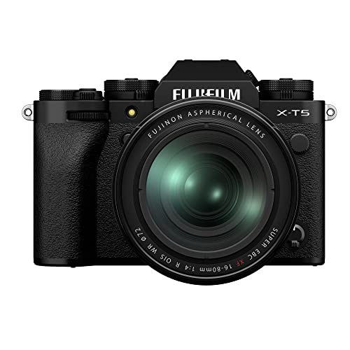 Fujifilm X-T5 schwarz, FUJINON XF16-80mmF4 R OIS WR Objektiv Kit Fujifilm X-T5 schwarz, FUJINON XF16-80mmF4 R OIS WR Objektiv Kit von Fujifilm