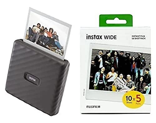INSTAX LINK Wide Smartphone Printer Wide Film, 5'er Pack (5x10 Aufnahmen) von Fujifilm