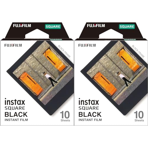 INSTAX Square Film Black Frame (Packung mit 2) von Fujifilm