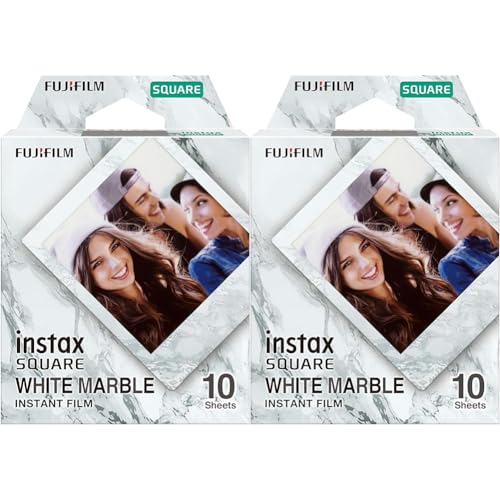 INSTAX Square Film White Marble (Packung mit 2) von Fujifilm