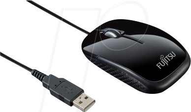 FUJITSU M420NB - Maus (Mouse), Kabel, USB, schwarz von Fujitsu