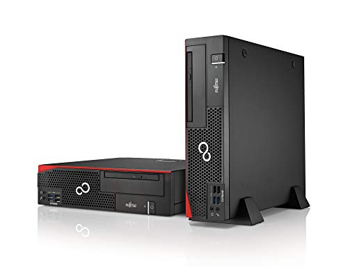 Fujitsu Esprimo D756 E85+ Intel Pentium G4400 256GB SSD Festplatte 4GB Speicher Windows 10 Pro DVD Brenner Desktop Computer Mini PC (Generalüberholt) von Fujitsu