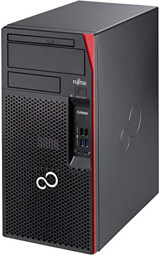 Fujitsu Esprimo P757 Intel Celeron G3930 128GB SSD Festplatte 8GB Speicher Windows 10 Pro DVD Laufwerk Tower PC Computer (Generalüberholt) von Fujitsu