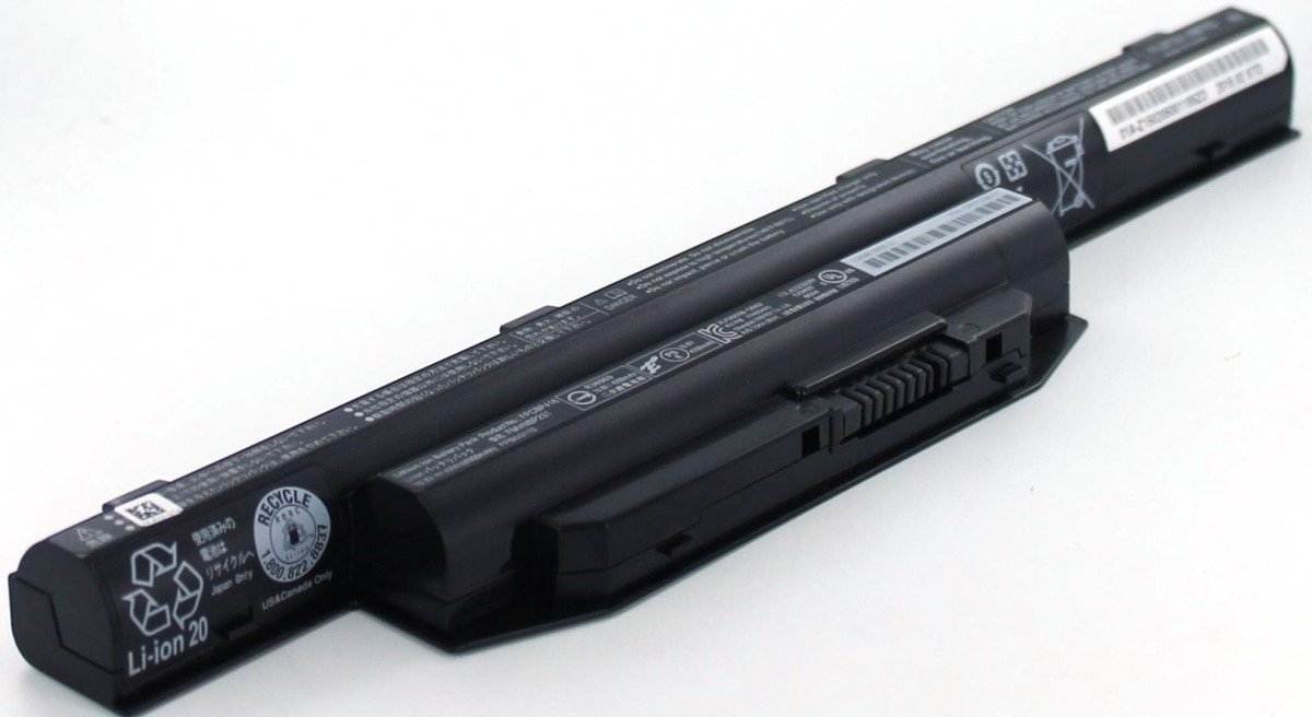 Fujitsu Akku für Fujitsu Lifebook E753 Li-Ion 10,8 Volt 4500 mAh schwarz Laptop-Akku 4500 mAh (10.8 V) von Fujitsu