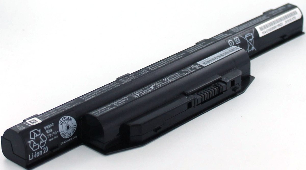 Fujitsu Akku für Fujitsu Lifebook E743 Li-Ion 10,8 Volt 6700 mAh schwarz Laptop-Akku 6700 mAh (10.8 V) von Fujitsu