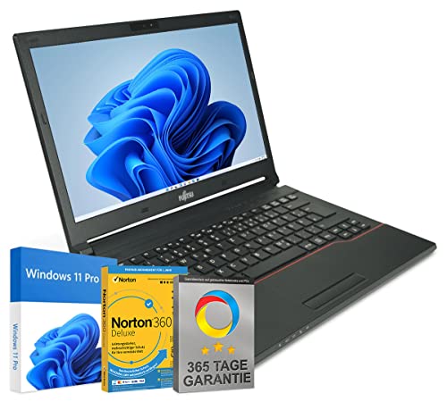 Fujitsu LifeBook E546 14 Zoll Full HD Laptop Intel Core i5-6200U@ bis zu 2,8 GHz 8 GB 256 GB SSD mit Windows 11 Pro & GRATIS Antiviren-Software inkl. 365 Tage Garantie (Generalüberholt) von Fujitsu