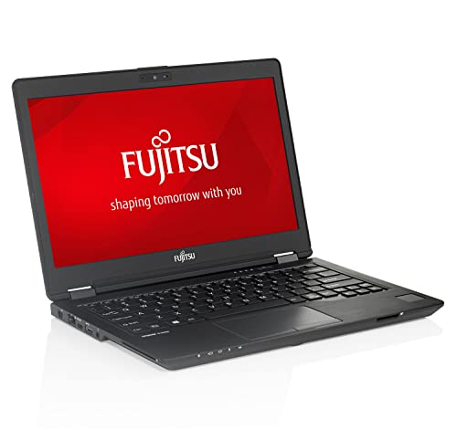 Fujitsu Lifebook U728 12,5 Zoll 1920x1080 Full HD Intel Core i5 8250U 512GB SSD Festplatte 16GB Speicher Windows 10 Pro inkl. Windows 11 Upgrade Webcam Laptop (Generalüberholt) von Fujitsu