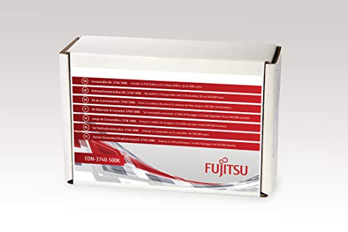 Fujitsu PFU Verbrauchs-Set 3740-500K für fi-7600, fi-7700S, fi-7700 inkl. 2 x Pick-Rollen und 2 x Bremsenrollen Geschätzte Lebensdauer: bis zu 500K Scans von Fujitsu