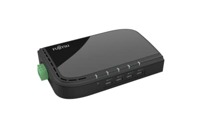 Fujitsu S26391-F6099-L404 Schnittstellen-Hub USB 3.2 Gen 1 (3.1 Gen 1) Type-C Schwarz von Fujitsu