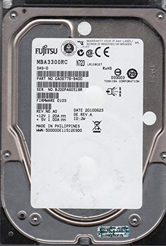 MBA3300RC, PN CA06778-B400 Fujitsu Festplatte (300 GB, SAS 3,5 cm) von Fujitsu