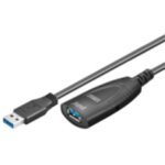 MicroConnect USB3.0AAF5A USB-Kabel (5 m, USB A, USB A, 3.0 (3.1 Gen 1), männlich/weiblich, Schwarz von Fujitsu