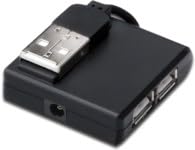 Microconnect - Mc-USB2.0hub4p USB 2.0 400MBit/s schwarz Knoten - Hub (USB 2.0, USB 2.0, schwarz) von Fujitsu