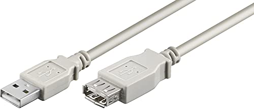Microconnect USB 2.0 A-A 0.1 m-f – USB Kabel (USB A, USB A, männlich/weiblich, gerade, gerade, grau) von Fujitsu