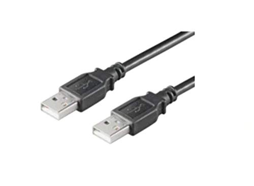 Microconnect USB2.0, M/M, 1 m – USB Kabel (M/M, 1 m, 2.0, USB A, USB A, 480 Mbit/s, 1 m) schwarz von Microconnect