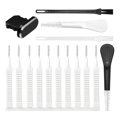 Fukamou Handy-Reinigungswerkzeug,Handy-Port-Reinigungswerkzeug,15X/Set Kopfhörerbuchsen-Bürstenwerkzeug-Set - Elektronisches- Reinigungsset, Robuster Ladeanschluss-Reiniger, Tragbarer Fukamou Handy-Reinigungswerkzeug,Handy-Port-Reinigungswerkzeug,15X/Set Kopfhörerbuchsen-Bürstenwerkzeug-Set - Elektronisches- Reinigungsset, Robuster Ladeanschluss-Reiniger, Tragbarer von Fukamou