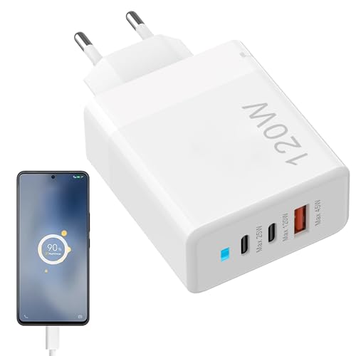 Fukamou Multi-Port-Ladegerät, 120 W -Ladegerät - 120-W-Multiport-USB-Schnellladeblock,-Laptop-Ladegerät, Schneller -Wandladeadapter Für Smartphones, Tablets, Kopfhörer, MP3-Player Fukamou Multi-Port-Ladegerät, 120 W -Ladegerät - 120-W-Multiport-USB-Schnellladeblock,-Laptop-Ladegerät, Schneller -Wandladeadapter Für Smartphones, Tablets, Kopfhörer, MP3-Player von Fukamou