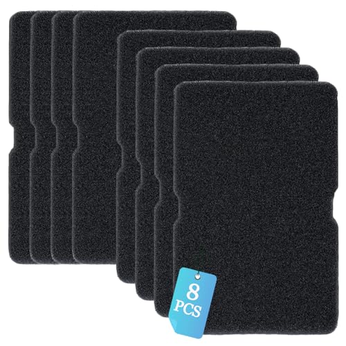 8 Stück Filter Kompatibel mit Beko Trockner, 2964840100 Kompatibel mit Beko Grundig Blomberg ElektraBregenz |240 x 155 x 11mm | Filterschwamm Schwammfilter für Wäschetrockner Wärmepumpentrockner von Fukmory