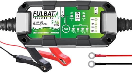 Batterieladegerät/Erhaltungsladegerät Fulbat Fulload F4 (6/12V 2AH-80AH) von Fulbat