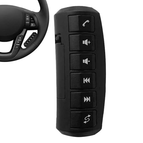 Lenkradfernbedienung | Multifunktionale kabellose Fernbedienung | Auto-Fernbedienung mit LED-Licht, Geschenk für Auto-Enthusiasten, Männer und Frauen Lenkradfernbedienung | Multifunktionale kabellose Fernbedienung | Auto-Fernbedienung mit LED-Licht, Geschenk für Auto-Enthusiasten, Männer und Frauen von Fulenyi