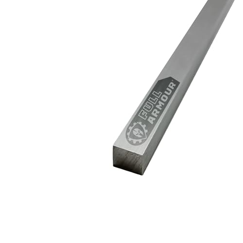 Vierkantstange aus Aluminium, verschiedene Größen der Güteklasse 6060, 1.2 x 1.2 x 10 cm von Full Armour