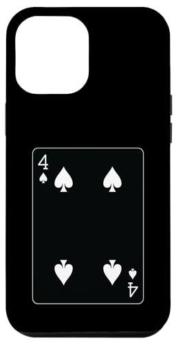 Four of Spades Spielkarte Hülle für iPhone 12 Pro Max von Full Deck of Playing Cards for light colors
