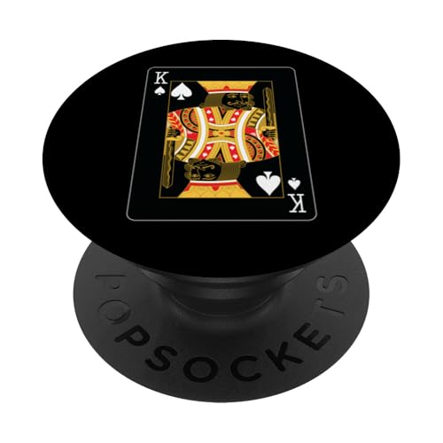 Pikkönig Spielkarte PopSockets Klebender PopGrip von Full Deck of Playing Cards for light colors