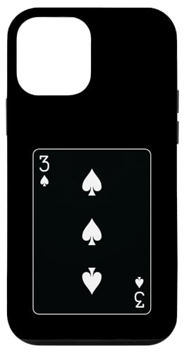 Spielkarte "Three of Spades" Hülle für iPhone 12 mini von Full Deck of Playing Cards for light colors