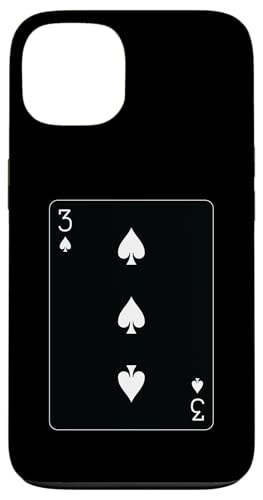 Spielkarte "Three of Spades" Hülle für iPhone 13 von Full Deck of Playing Cards for light colors