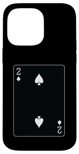 Two of Spades Spielkarte Hülle für iPhone 14 Pro Max von Full Deck of Playing Cards for light colors