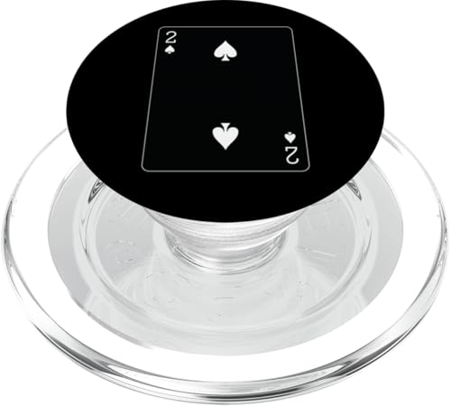 Two of Spades Spielkarte PopSockets PopGrip für MagSafe Two of Spades Spielkarte PopSockets PopGrip für MagSafe von Full Deck of Playing Cards for light colors