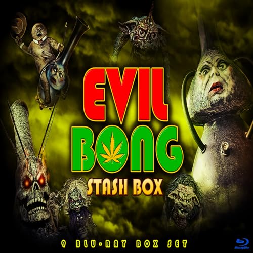 The Evil Bong Stash Box: 9 Blu- Ray Collection (8 Discs) von Full Moon Features
