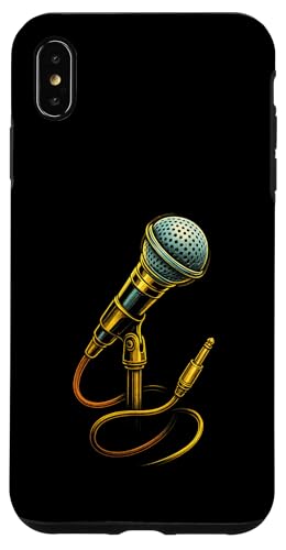 Vintage Mikrofon mit Musik Artwork Sänger Music Tech Hülle für iPhone XS Max Vintage Mikrofon mit Musik Artwork Sänger Music Tech Hülle für iPhone XS Max von Full Sound Supply