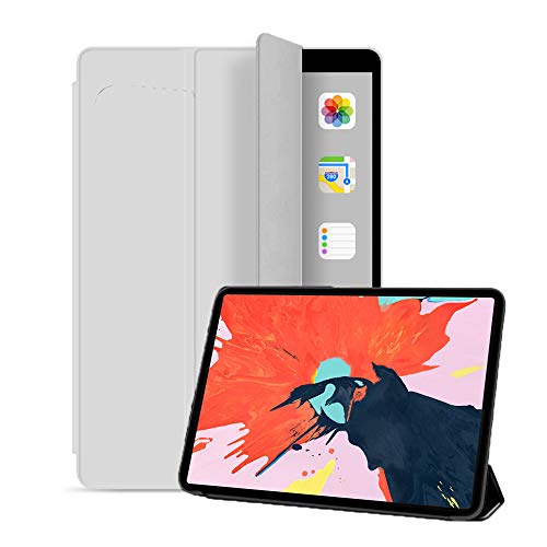 Fullgaden iPad Hülle – Ultra Slim Leichte Smart Shell Stand Cover mit durchscheinender, mattierter Rückseite (Auto Wake/Sleep), mehrere Modelle Auswahl, Mini 5 (7,9 Zoll), Grau von Fullgaden