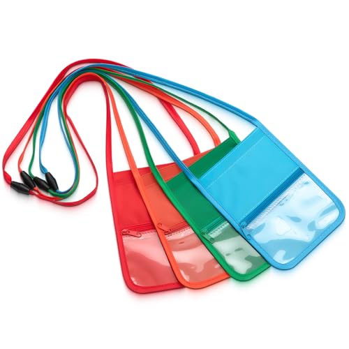 Fullhawl Namensschildhalter mit Umhängeband, 10,9 x 7,9 cm, horizontal, transparent, Ausweishalter, Ausweishalter, mit 3 Taschen, mit Sicherheitsverschluss, für Gruppenreisen 2025, 12 Stück Fullhawl Namensschildhalter mit Umhängeband, 10,9 x 7,9 cm, horizontal, transparent, Ausweishalter, Ausweishalter, mit 3 Taschen, mit Sicherheitsverschluss, für Gruppenreisen 2025, 12 Stück von Fullhawl