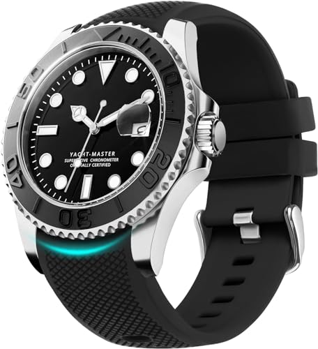Fullmosa Smart Watch Uhrenarmband 24mm Silikon Ersatzarmband für Samsung Galaxy Watch/Huawei Watch/Garmin/Fossil, Sport Armband Keine Lücken Bicolor, 24mm Schwarz von Fullmosa