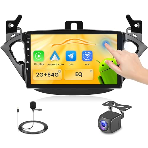 Fuluku 2+64G Android Autoradio für Opel Corsa E 2015-2019/Opel Adam 2013-2016 mit Wireless Carpaly&Android Auto, 9'' IPS Touchscreen Radio mit Bluetooth/GPS/Rückfahrkamera/FM/WiFi/SWC/26UI Fuluku 2+64G Android Autoradio für Opel Corsa E 2015-2019/Opel Adam 2013-2016 mit Wireless Carpaly&Android Auto, 9'' IPS Touchscreen Radio mit Bluetooth/GPS/Rückfahrkamera/FM/WiFi/SWC/26UI von Fuluku