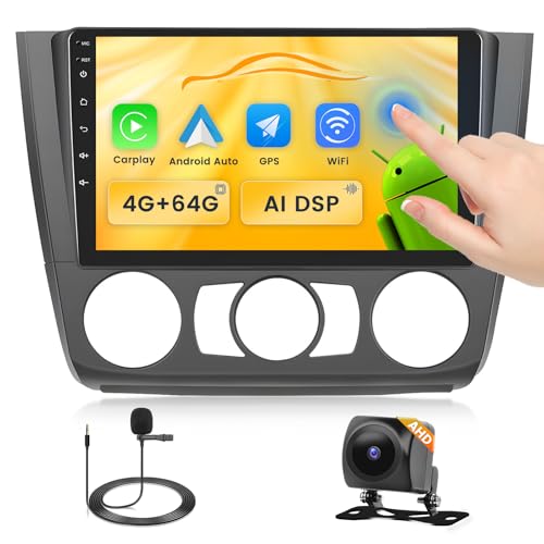 Fuluku 4+64G Android Autoradio für BMW 1 Series E81 E82 E87 E88 2004-2012 mit Wireless Carpaly&Android Auto, 9'' IPS Touch Screen Radio mit Bluetooth 5.0/GPS/Rückfahrkamera/FM/WiFi/SWC Fuluku 4+64G Android Autoradio für BMW 1 Series E81 E82 E87 E88 2004-2012 mit Wireless Carpaly&Android Auto, 9'' IPS Touch Screen Radio mit Bluetooth 5.0/GPS/Rückfahrkamera/FM/WiFi/SWC von Fuluku