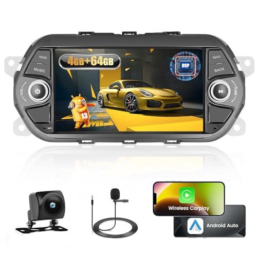 Fuluku 4+64G Android Autoradio für FIAT TIPO EGEA 2015-2017 mit Wireless Carpaly&Android Auto, 7'' IPS Touch Screen Radio mit Bluetooth 5.0/GPS/Rückfahrkamera/FM/WiFi/SWC Fuluku 4+64G Android Autoradio für FIAT TIPO EGEA 2015-2017 mit Wireless Carpaly&Android Auto, 7'' IPS Touch Screen Radio mit Bluetooth 5.0/GPS/Rückfahrkamera/FM/WiFi/SWC von Fuluku
