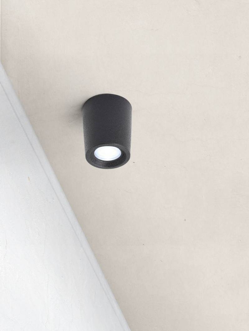 Downlight Livia Ø 6 cm schwarz/gefrostet Kunstharz G9 4.000K von Fumagalli