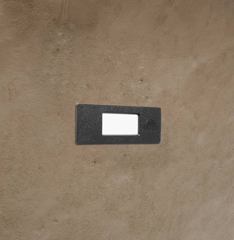 Einbauleuchte Nina IP55 schwarz/opal 15 cm R7S CCT Kunstharz von Fumagalli
