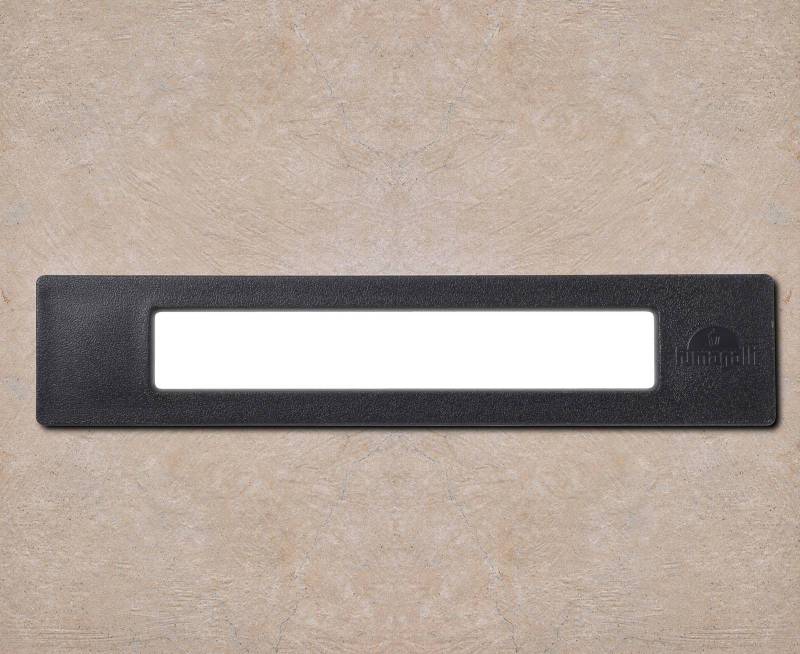 Einbauleuchte Nina IP55 schwarz/opal 26 cm R7S CCT Kunstharz von Fumagalli