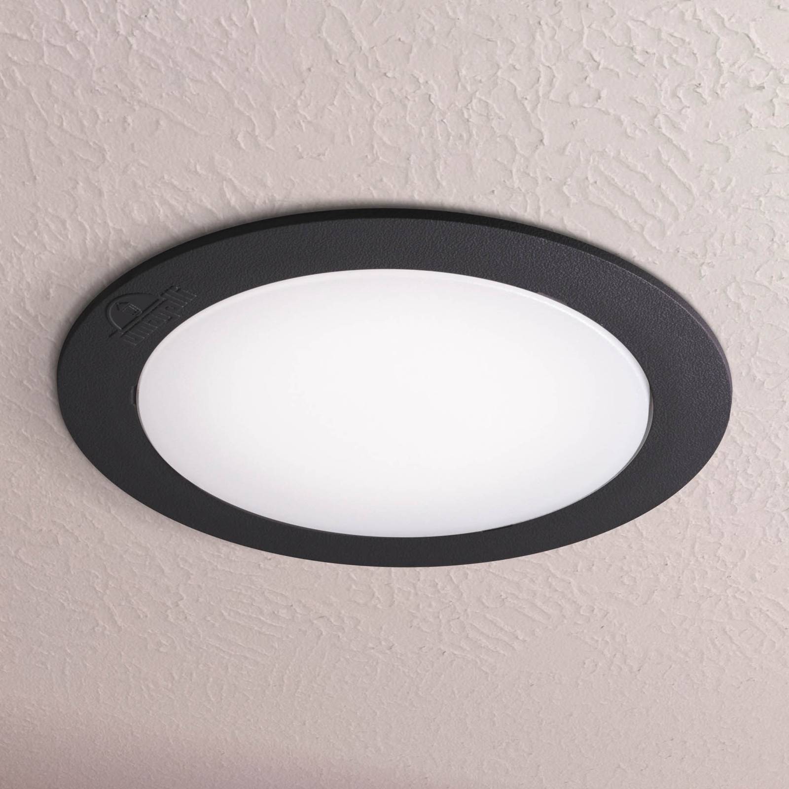 LED-Downlight Teresa 160, GX53, CCT, 10W, schwarz LED-Downlight Teresa 160, GX53, CCT, 10W, schwarz von Fumagalli