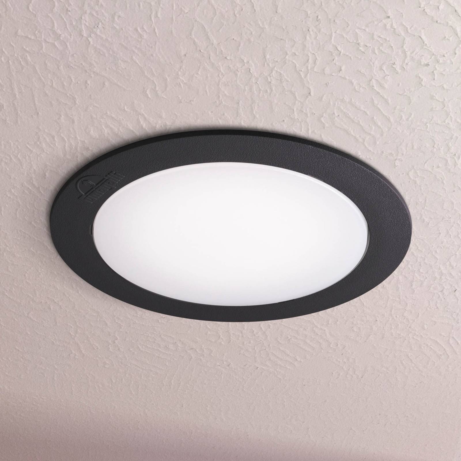 LED-Downlight Teresa 160, GX53, CCT, 3W, schwarz LED-Downlight Teresa 160, GX53, CCT, 3W, schwarz von Fumagalli