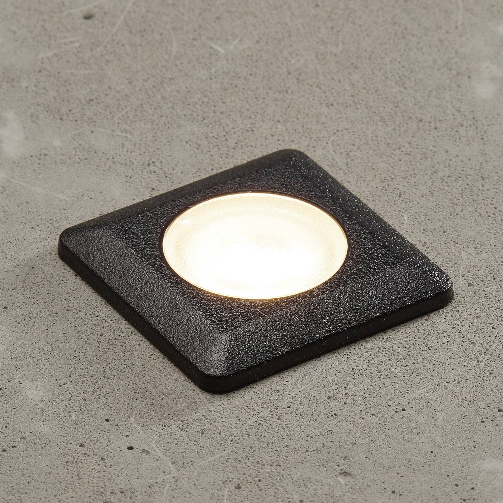 LED-Einbauleuchte Aldo eckig schwarz/klar 3.000K LED-Einbauleuchte Aldo eckig schwarz/klar 3.000K von Fumagalli