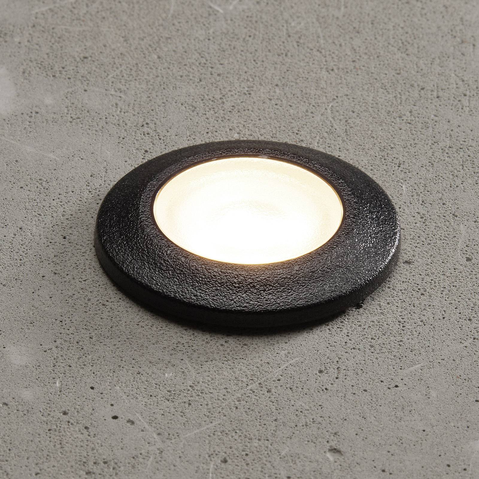 LED-Einbauleuchte Aldo rund schwarz/klar 3.000K LED-Einbauleuchte Aldo rund schwarz/klar 3.000K von Fumagalli